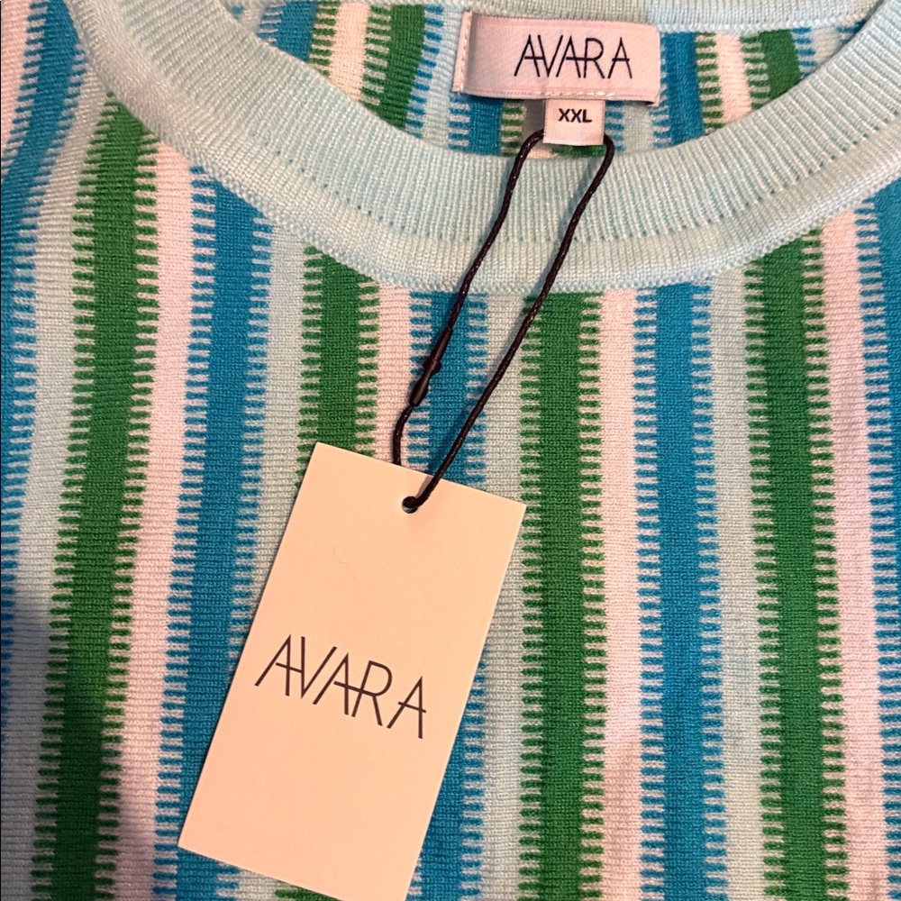 Braylen Green Striped Sweater - Picture 5 of 5
